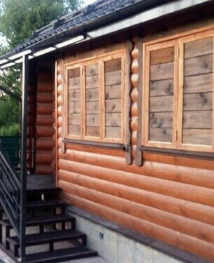 металлический каркас крыльца