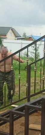 крыльцо из металла